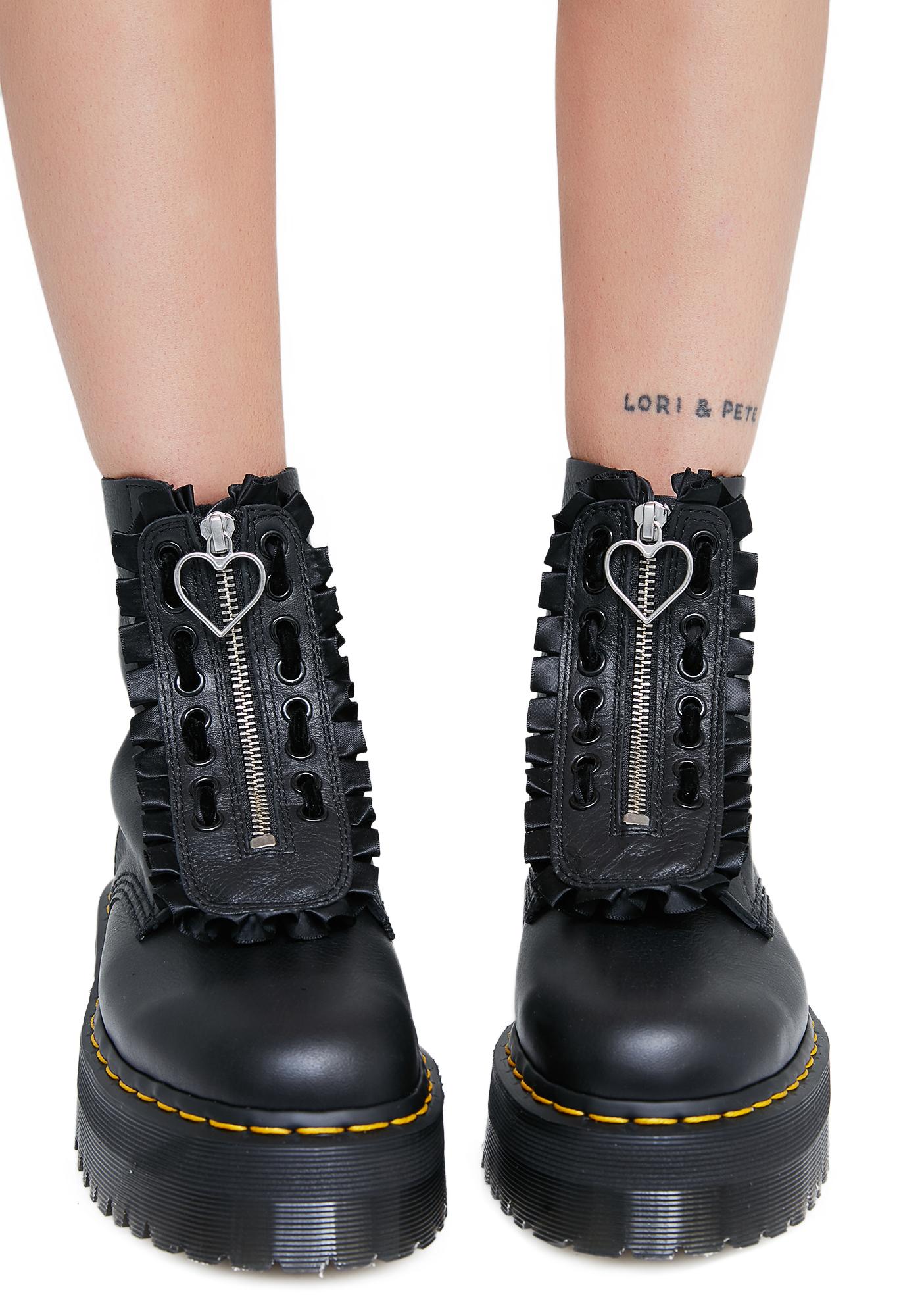 doc martens x lazy oaf buckle boot