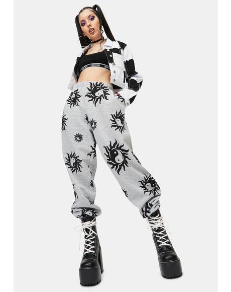 tie dye oversized joggers