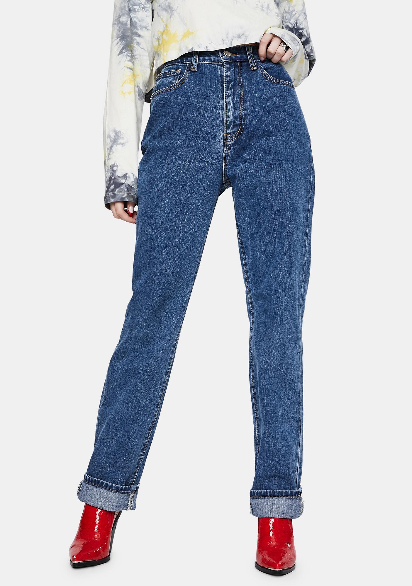 extra long straight jeans