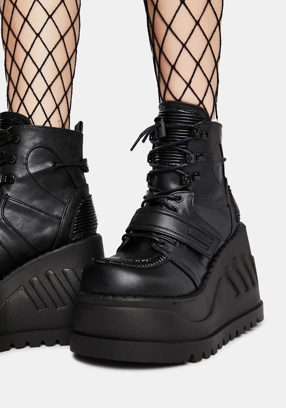 demonia wedge boots