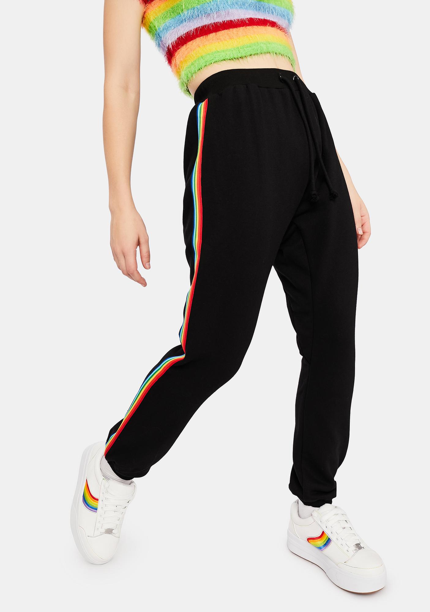 rainbow joggers