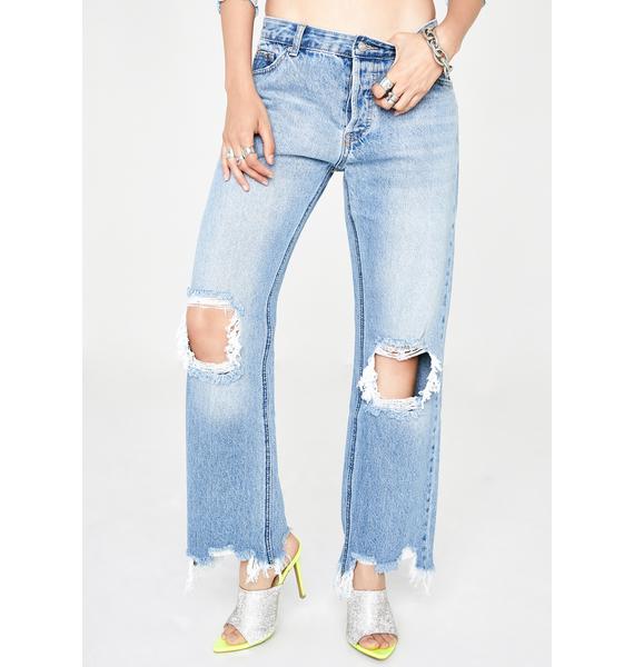 momokrom distressed ankle jeans