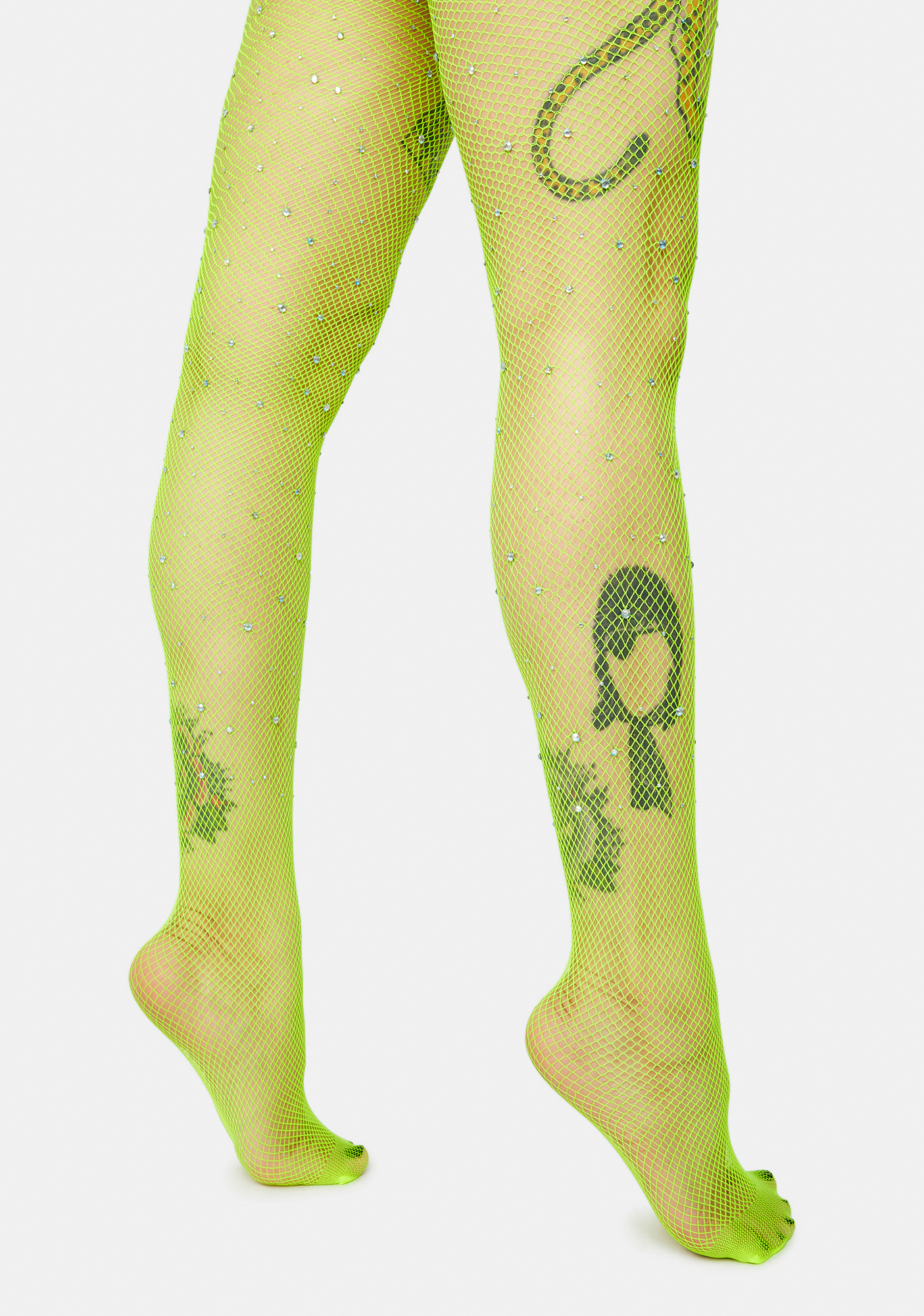 pearl fishnet tights