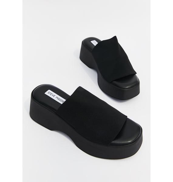 Steve Madden Slinky Platform Slide Sandals | Dolls Kill