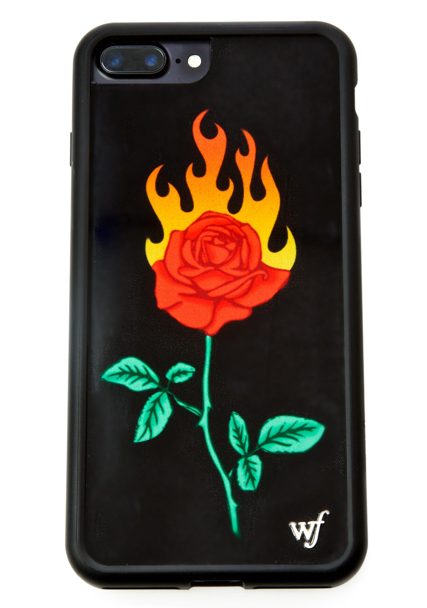 Wildflower Burning Love iPhone Case Dolls Kill