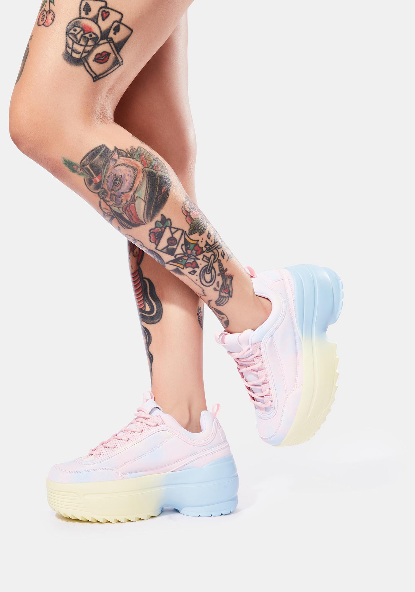 rec league platform sneakers