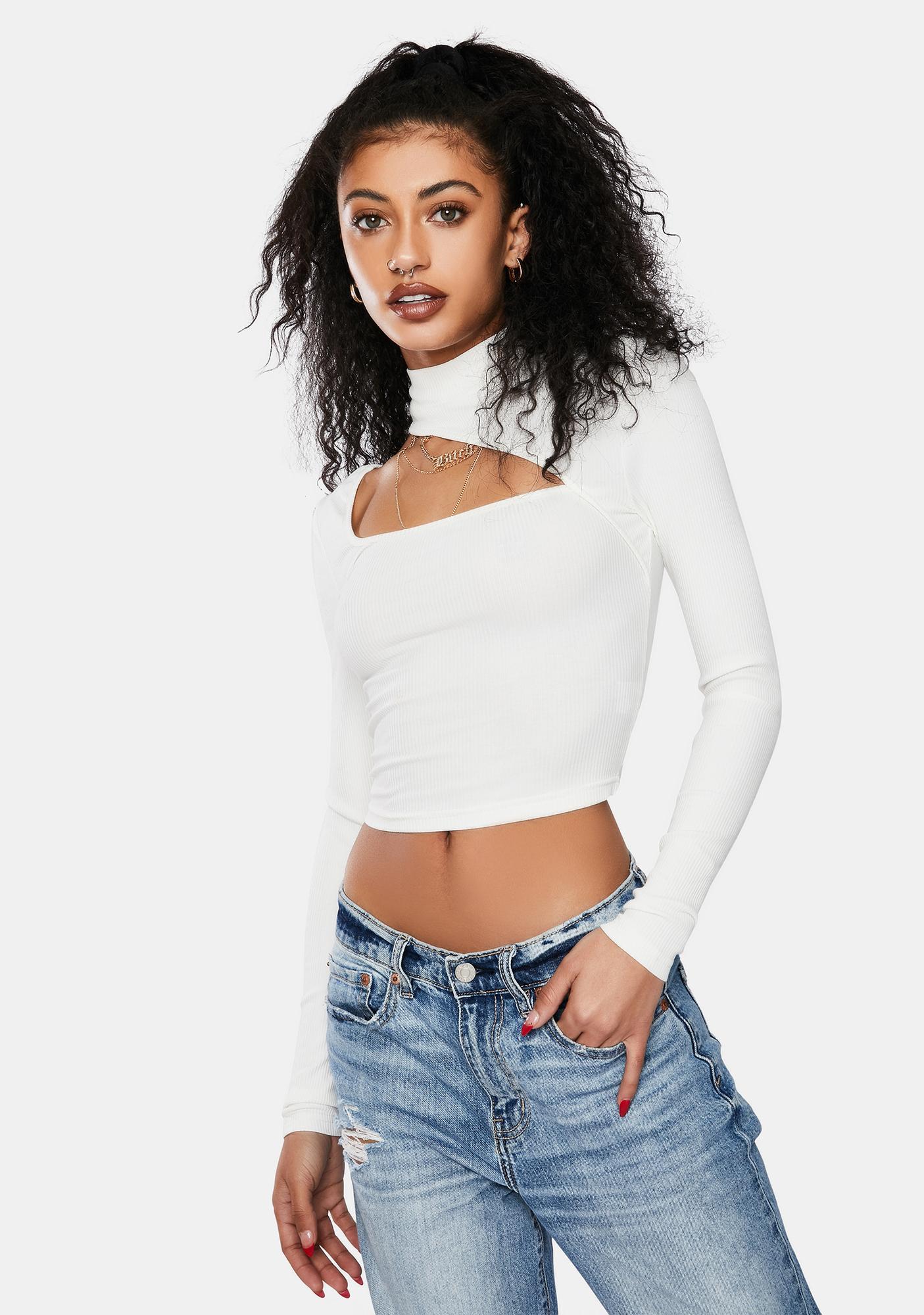 asymmetrical cut out tops
