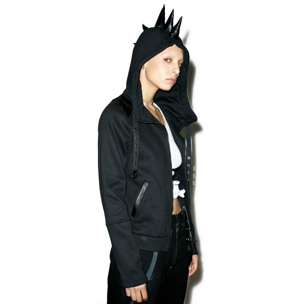 Punk Rave Hydra Spiked Hoodie Dolls Kill