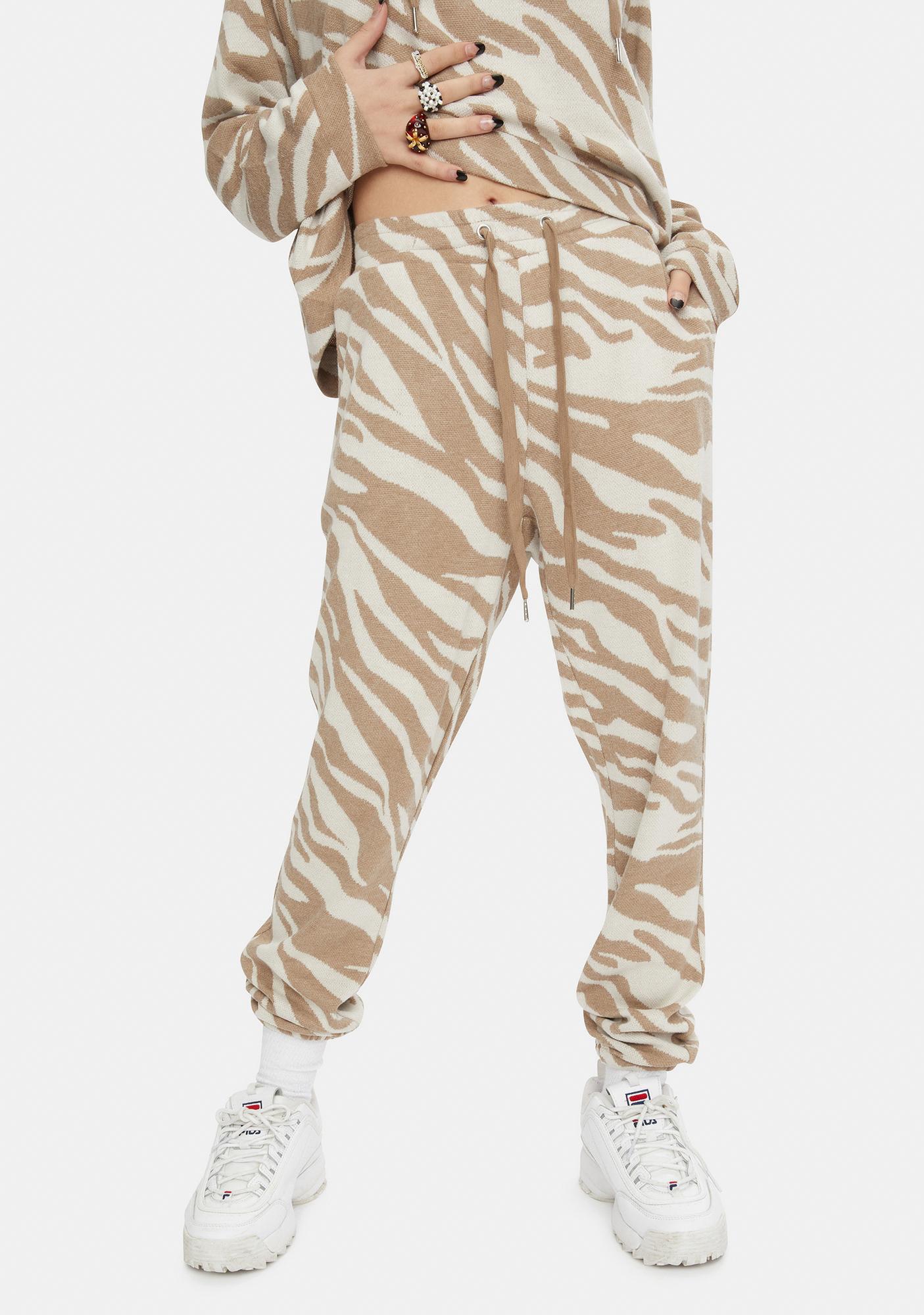 white tiger sweatpants