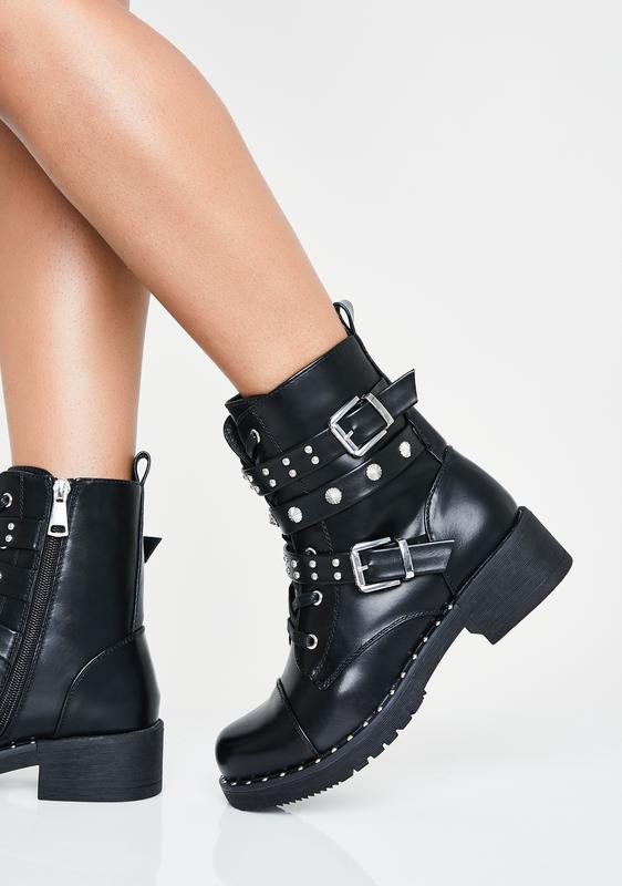 buckle combat boots