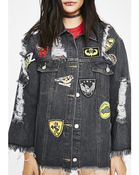 Heavy Hitta Patch Denim Jacket