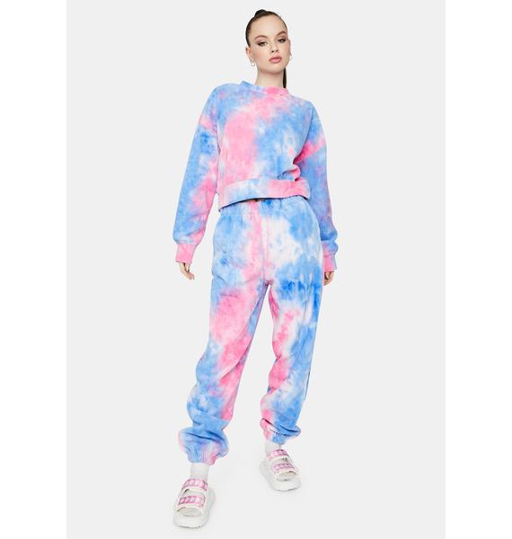 matching tie dye jogger set