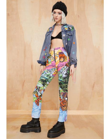 California Dreamin' Printed Pants