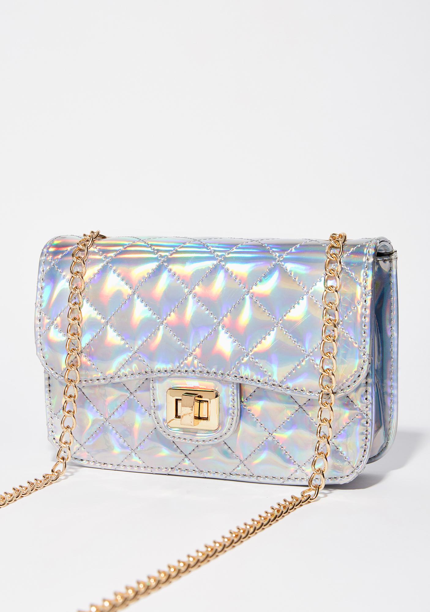 holographic crossbody bag