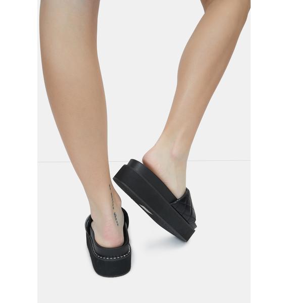 platform sneaker slides