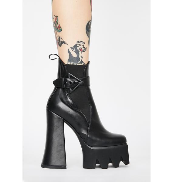 la moda perceptions chunky platform boots