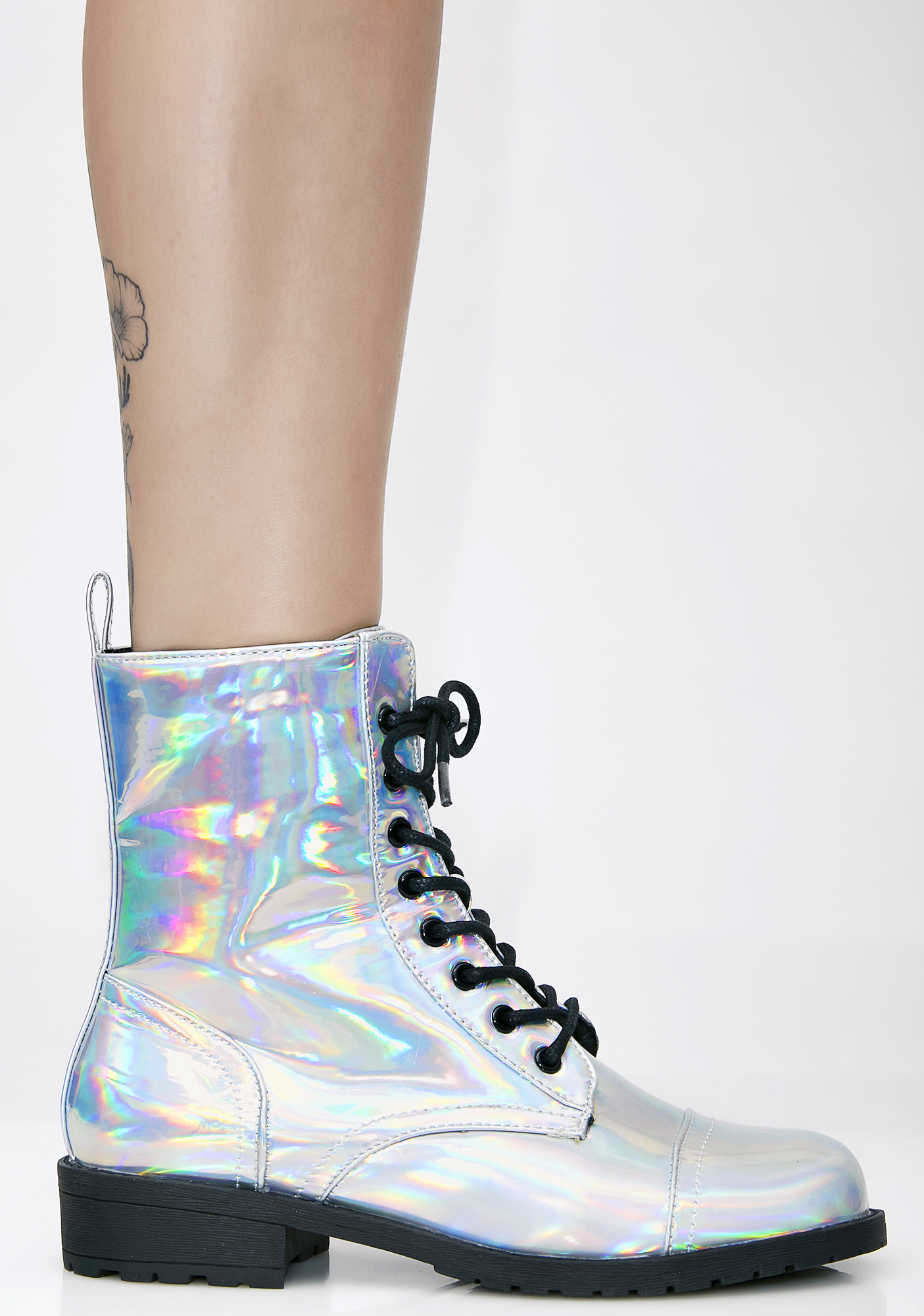hologram combat boots