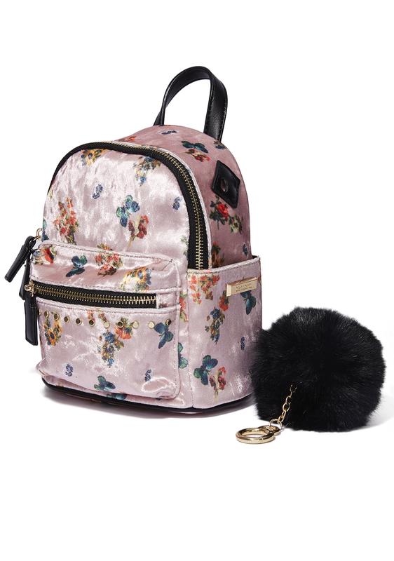 floral mini backpack