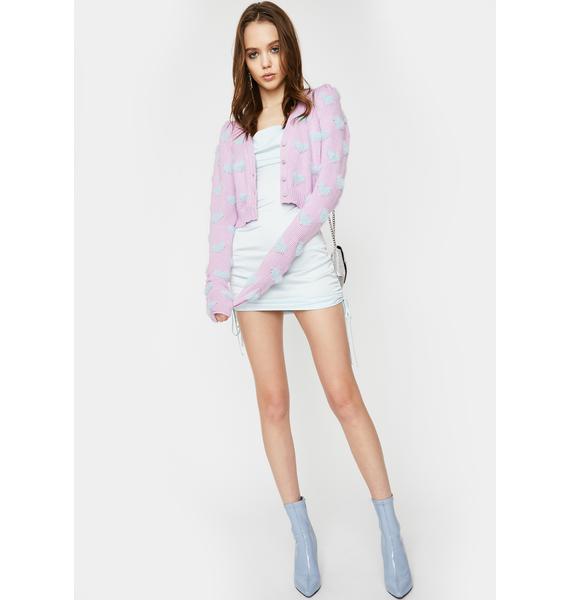 for love and lemons pink and orange cardigan