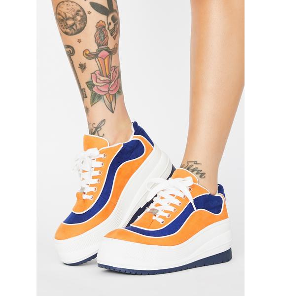 Delia's Low Top Platform Sneakers Dolls Kill