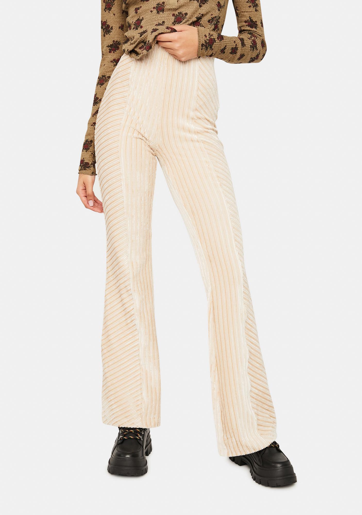 Free people velvet flares Clearance