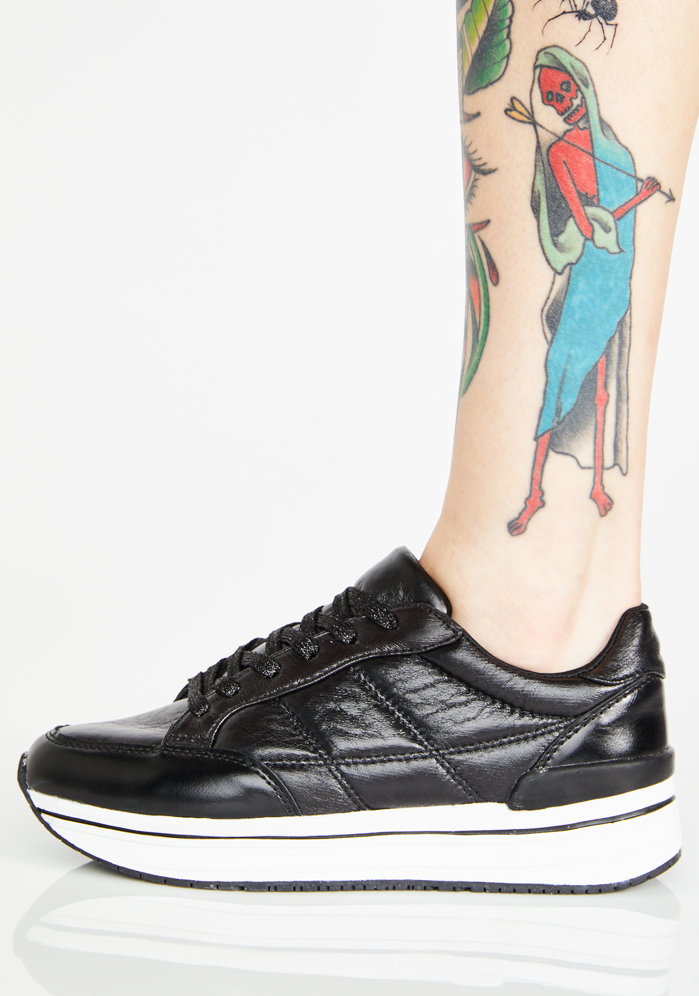 Black Platform Tennis Shoes Dolls Kill