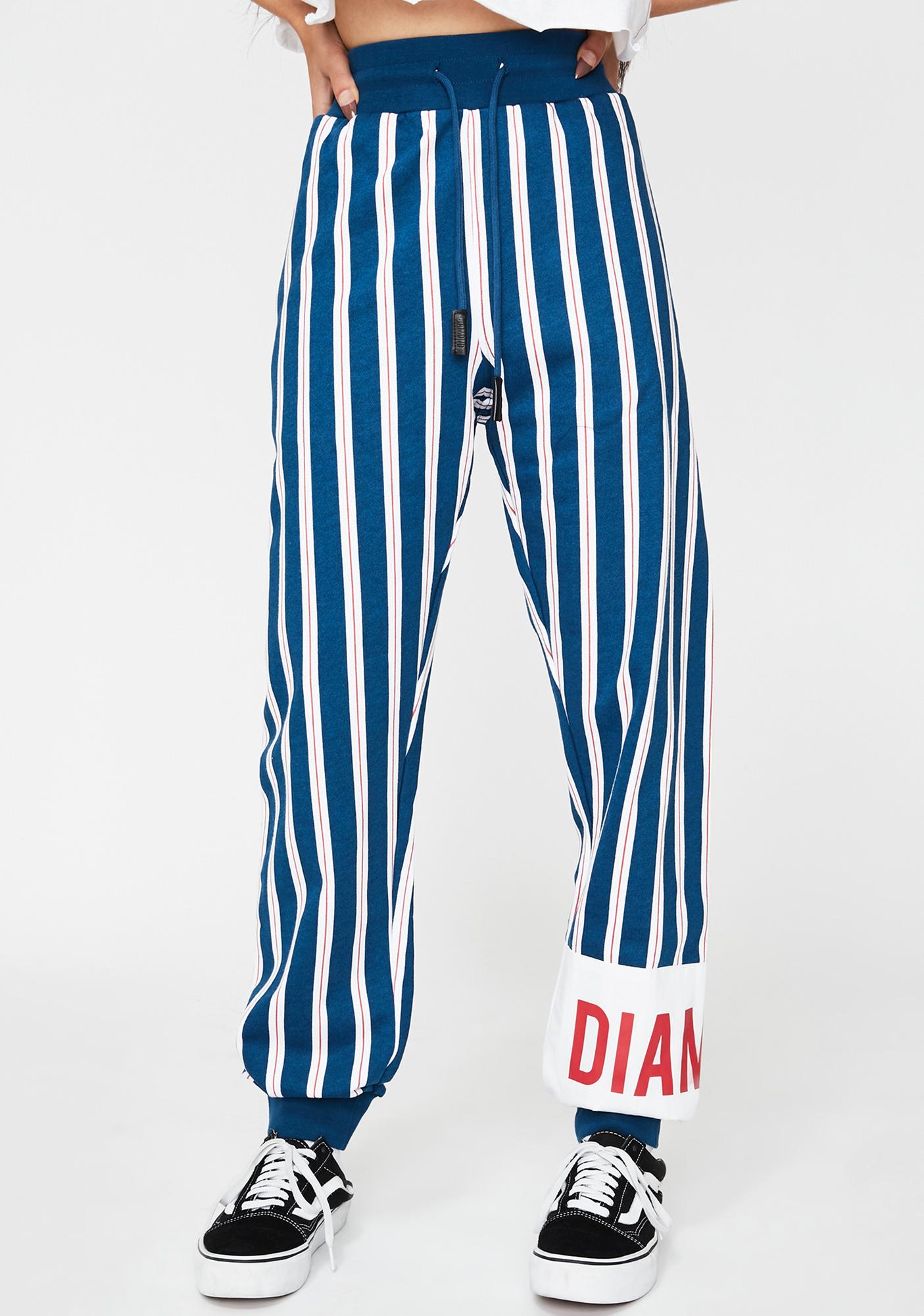 striped sweatpants