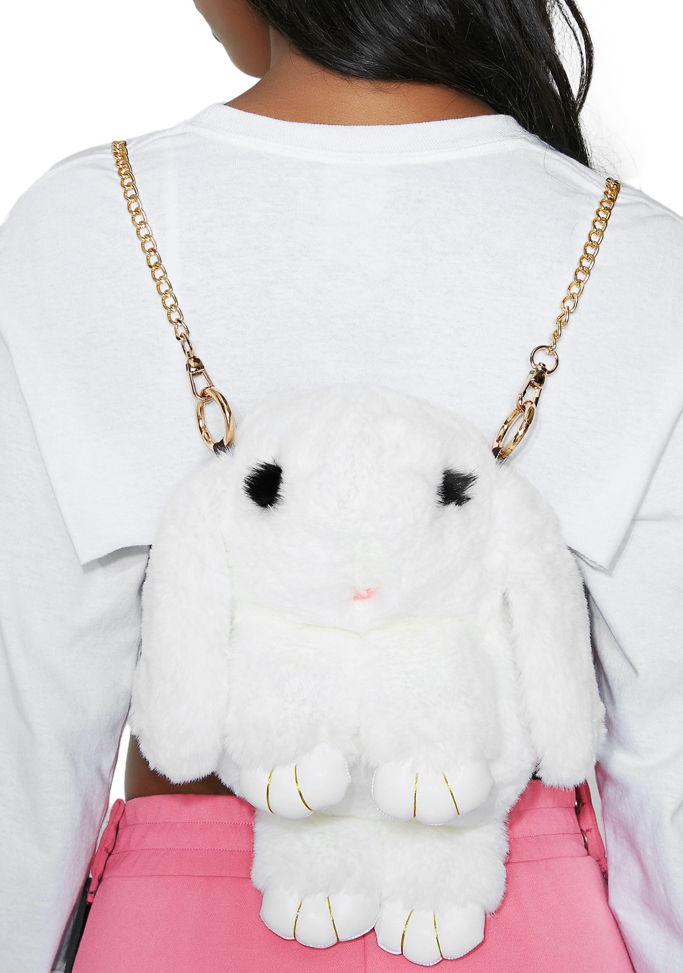 fuzzy bunny backpack