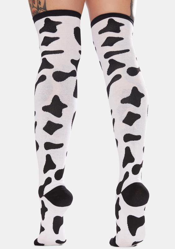 cow thigh highs