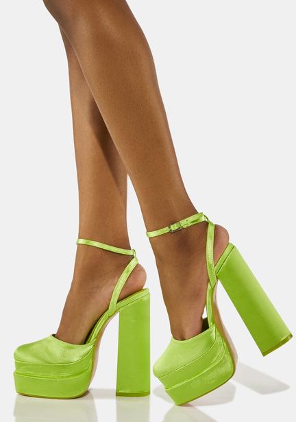 chunky platform heels closed toe
