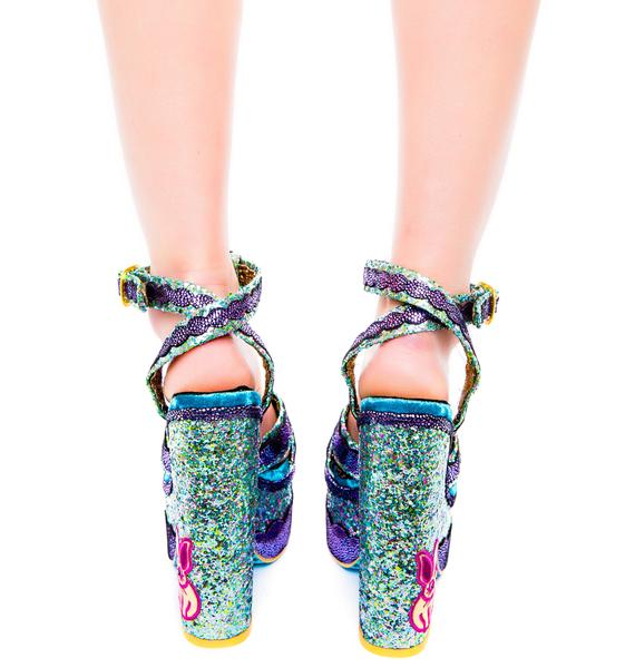 Irregular Choice Toffee Splatter Platform Heels Dolls Kill