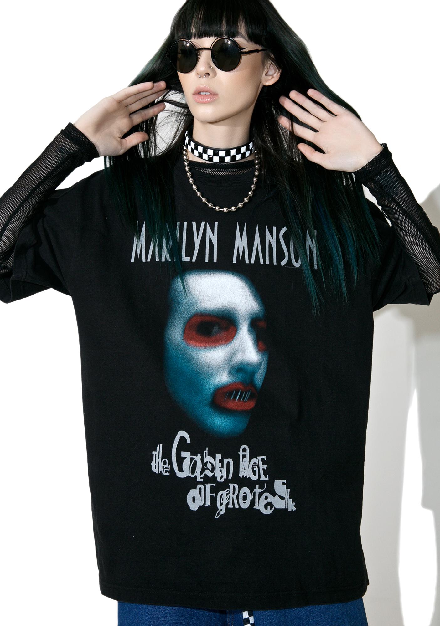 Vintage Marilyn Manson Golden Age Tee | Dolls Kill