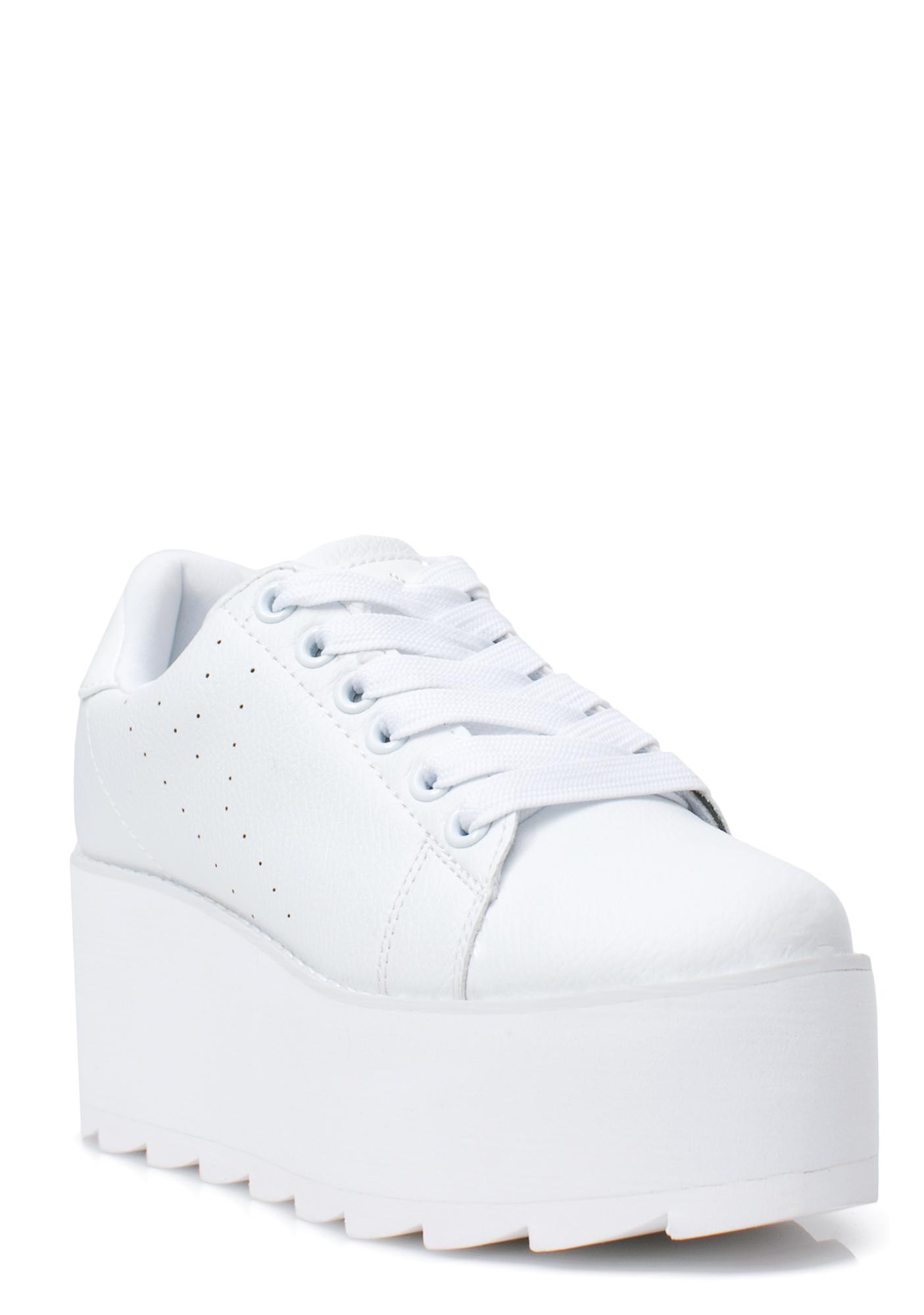 Image result for cheap white platform sneakers