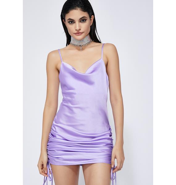 light purple slip dress