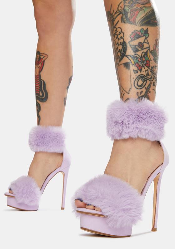 mauve closed toe heels
