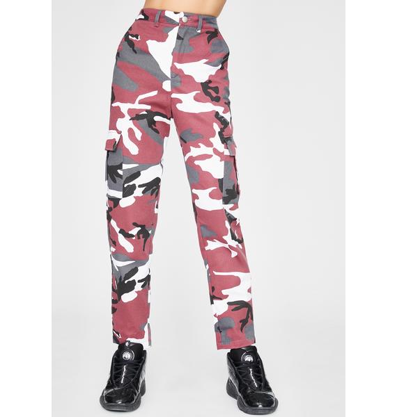 pink camo cargo