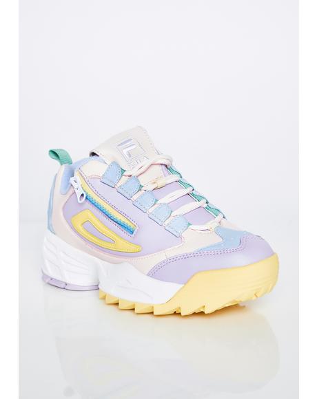 fila blush disruptor ii premium fade sneakers