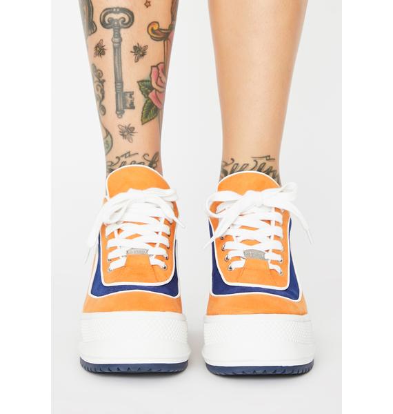 Delia's Low Top Platform Sneakers Dolls Kill