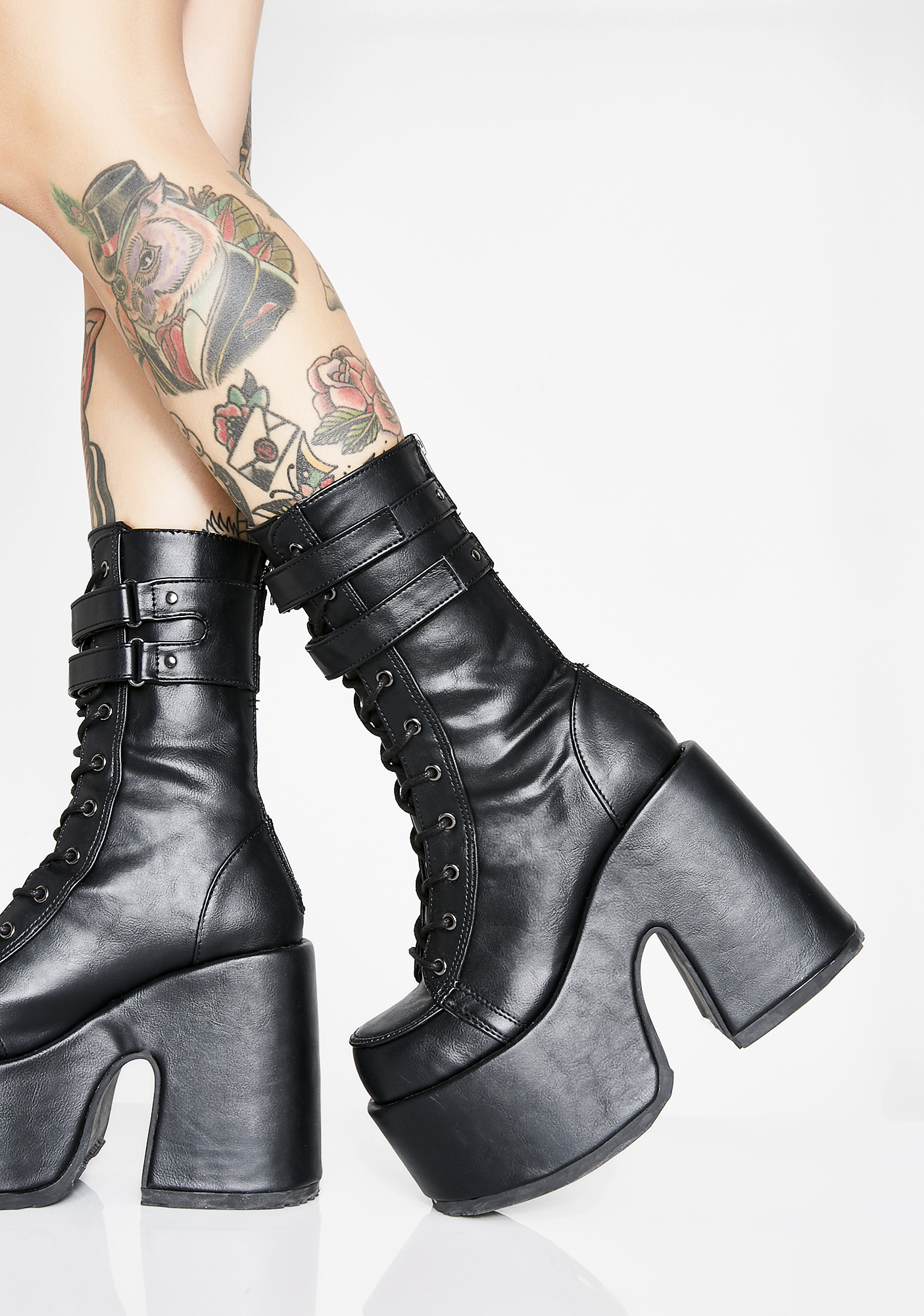 enigma mega platform neon boots