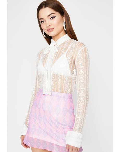 Pretty Perfect Sheer Blouse