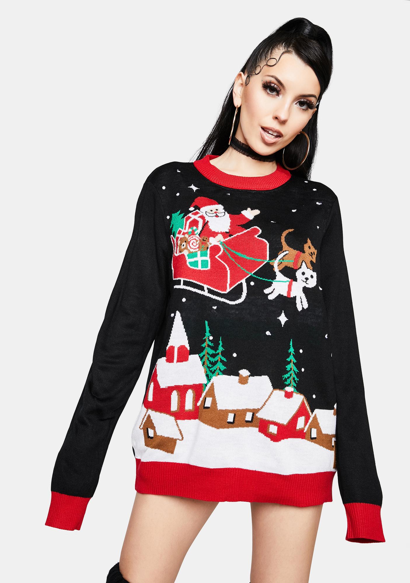 elf light up sweatshirt