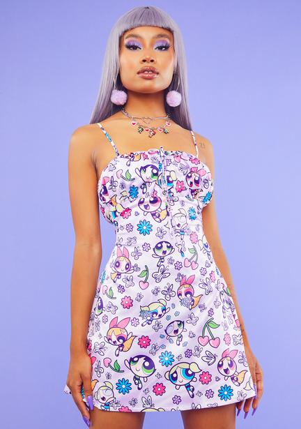 NGOrder Hello Kitty All Over Print Mini Skirt - Blue | Dolls Kill