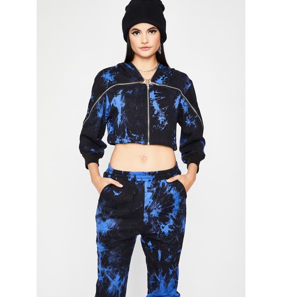 royal blue jogger set