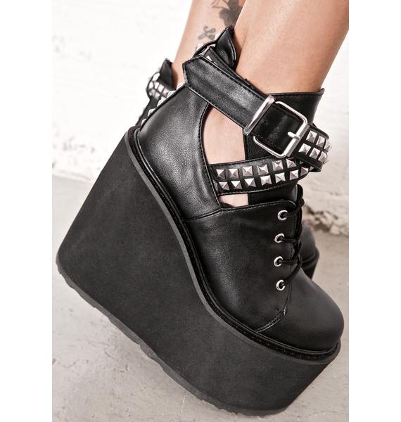 Demonia Destruction Platform Boots | Dolls Kill