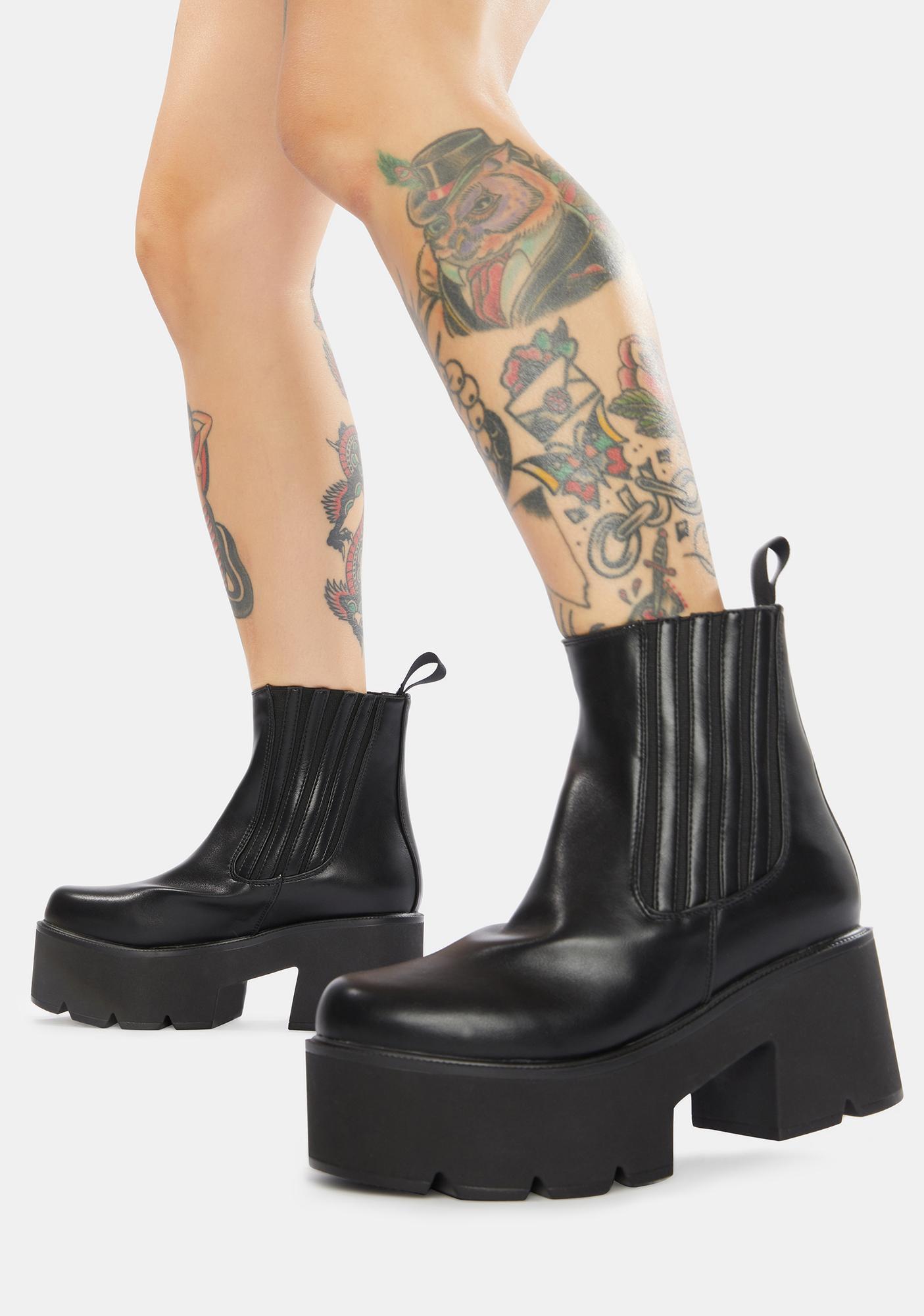 Lamoda Party Ur A Part Of Platform Ankle Boots Dolls Kill