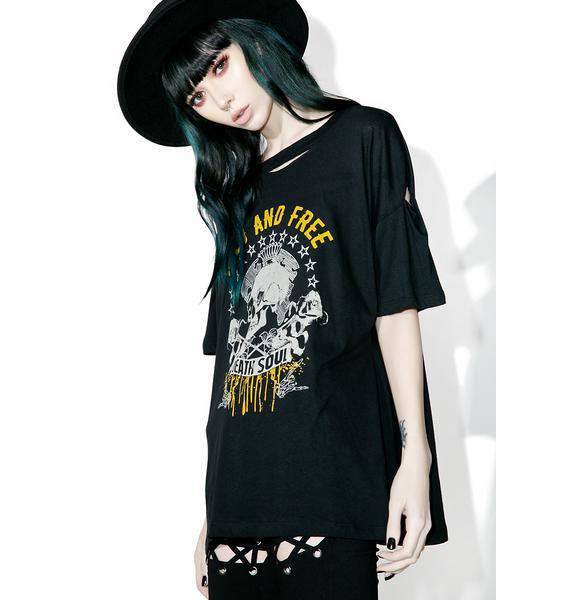 Live Ya Life Distressed Tee | Dolls Kill