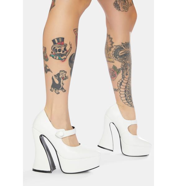lamoda patent entering paradise platform heels