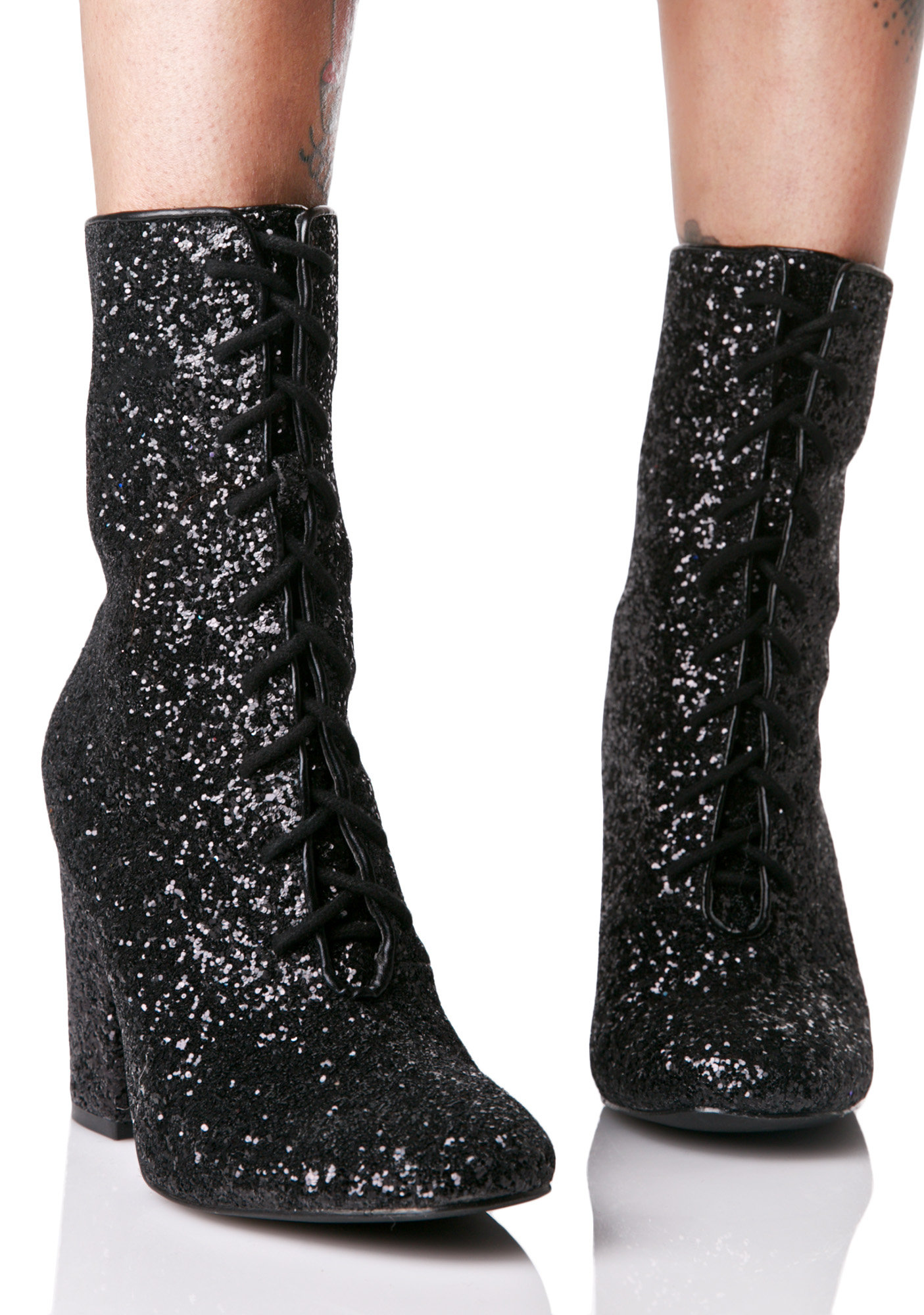 yru glitter boots