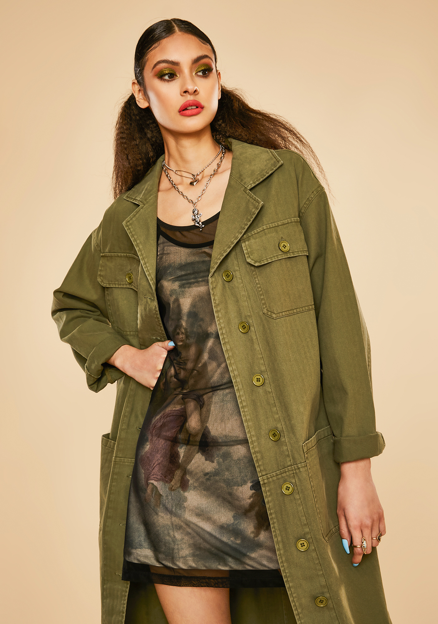 long military jacket