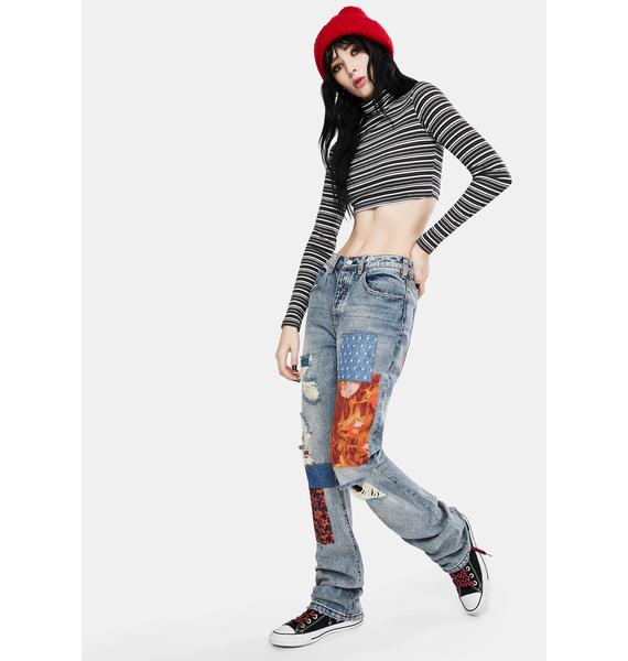 free people patchwork jeans